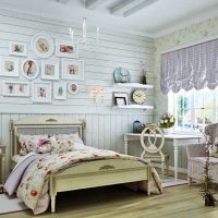Country furniture in a country style bedroom