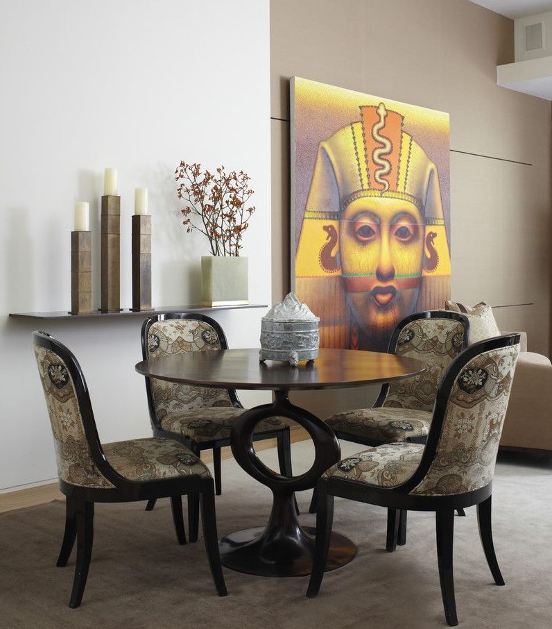 Egyptian style dining room