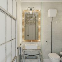 Design del bagno rustico