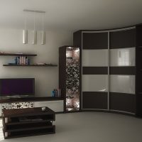 Hall furniture set with corner cupboard