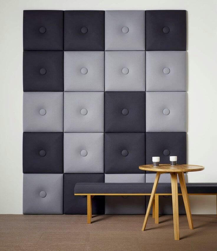 Wall decoration with soft panels