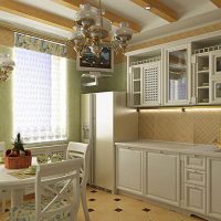 Classic style linear kitchen
