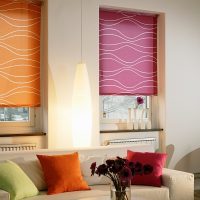 Bright roller blinds in various colors