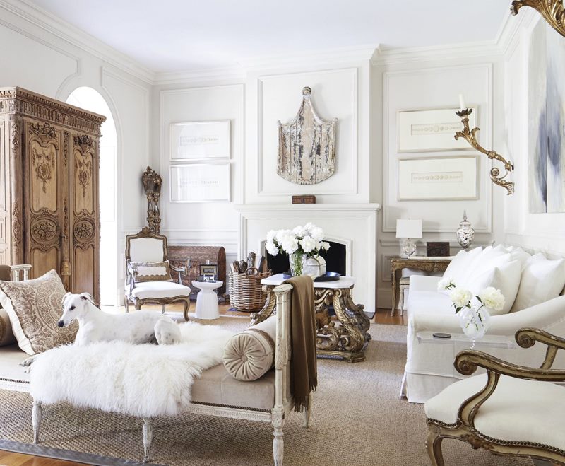 French Provence style living room interior