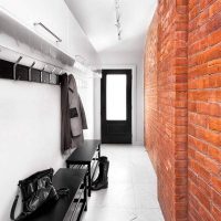 Loft style narrow corridor