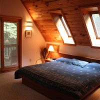 Roof windows on spouses bed