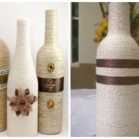 Beautifully crafted gift bottles with twine