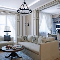 Design living room in a modern Italian style