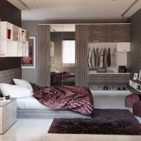 Design della camera da letto in stile Liberty