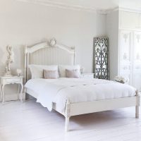 Интериор на спалнята в бяла къща