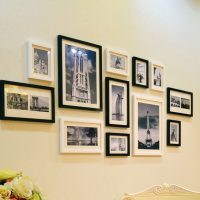 Monochrome shots in black and white frames
