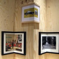 DIY corner decoration with photo frames