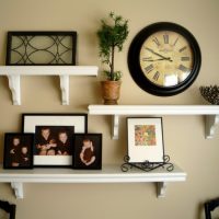 Small shelves for interior decoration