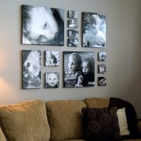 Black and white photo collage