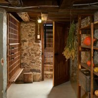Stone basement of a private house
