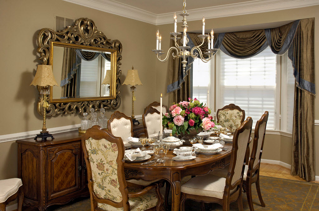 Classic style dining area