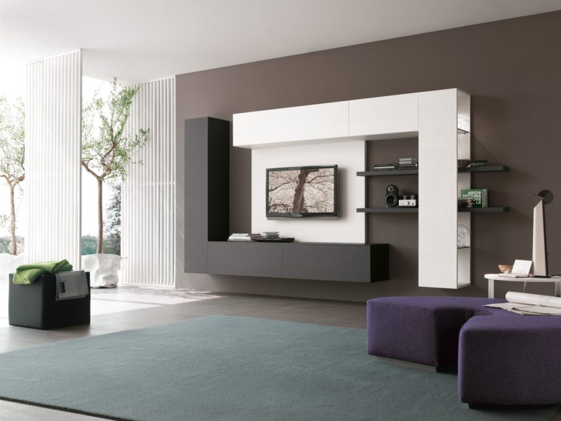 Design minimalista del salotto