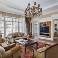Classicist living room design