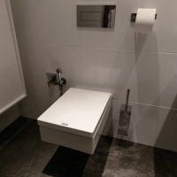 Square toilet in toilet design
