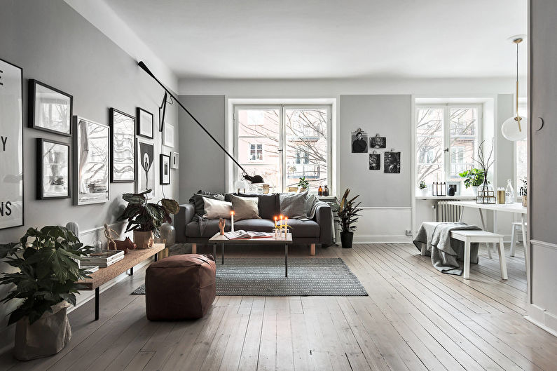 Bright Scandinavian style living room