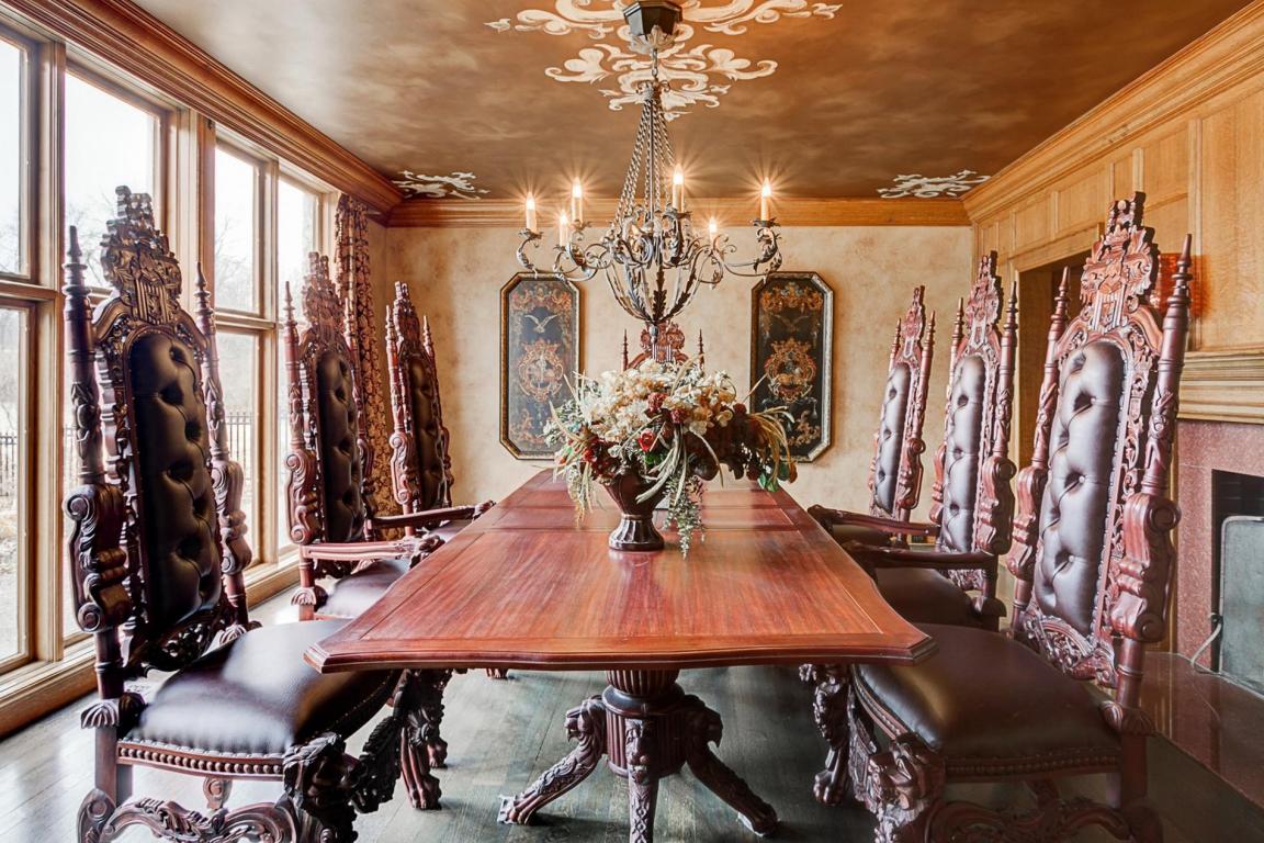 Antique furniture dining group