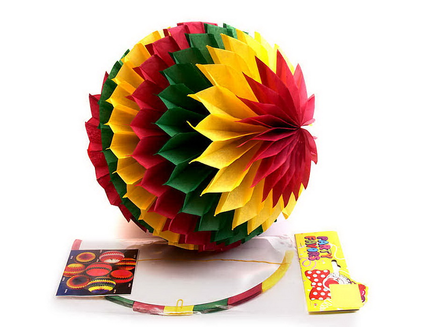 Ready-made paper ball for room decoration