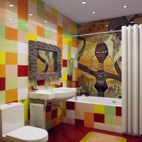 African style bathroom design