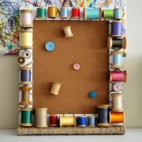 DIY bobbin thread decoration