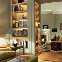 Backlit niches for your favorite books