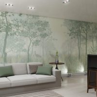 Wall decoration with art painting