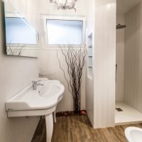 Eco style bathroom design