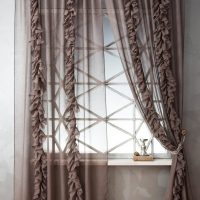 Lightweight translucent curtains