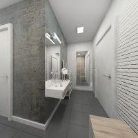 Design of a corridor in a studio apartment