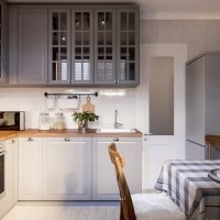 Kitchen design in provence style