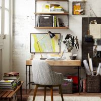 Shop with books in the home office