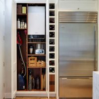 Wardrobe in the kitchen of a city apartment