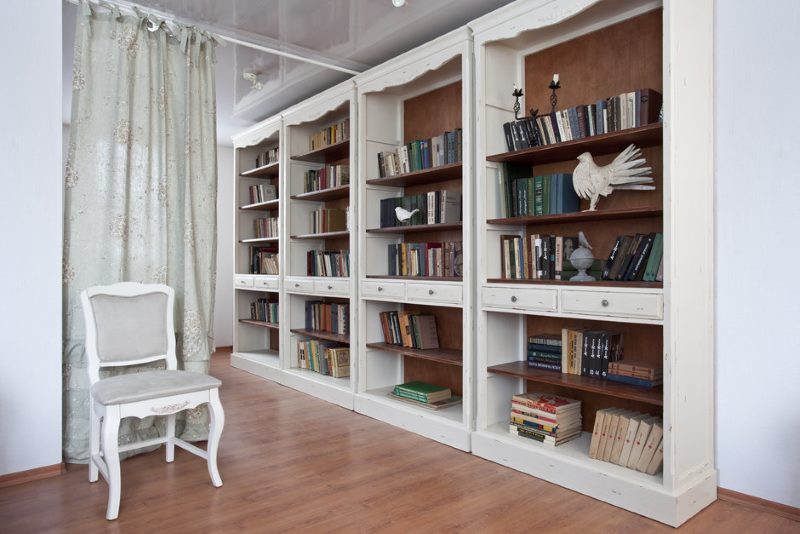 White Provence Bookcases