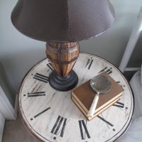 DIY dial on the bedside table