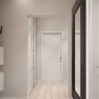 Conception de couloir de style minimaliste