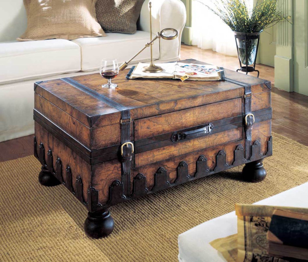 Colonial style antique chest
