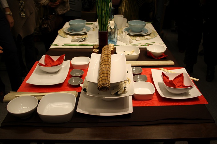 Japanese-style table setting