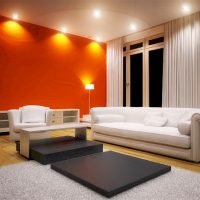 Minimalism style living room lighting