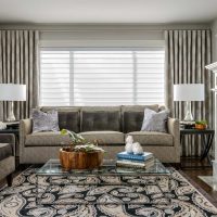 Living Room Design with Window Sofa