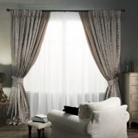 Window decoration curtains with pickups