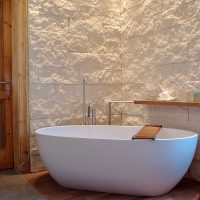 Decorazione da parete per bagno in pietra naturale