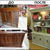 Example of restoration of a kitchen cabinet