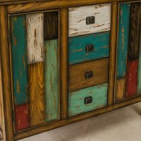 Aged drawer surfaces