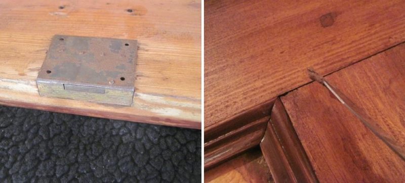 Restoring individual elements of a wooden cabinet