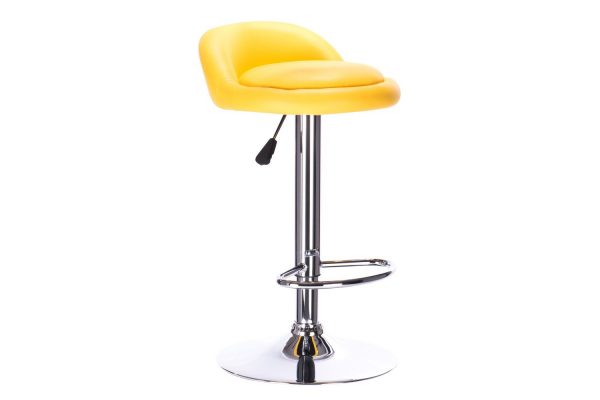 Bar stool with swivel seat and extra ring