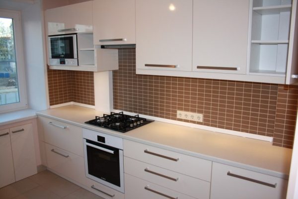kitchen with countertop postforming